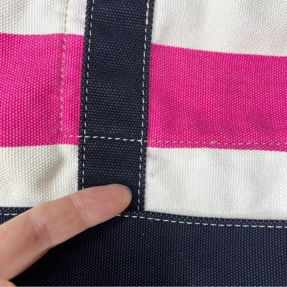 J. Crew Striped Canvas Tote Bag - Picture 12 of 12